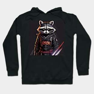 Raccoon Ninja 001 Hoodie